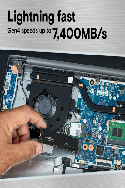 Micron T500 500GB PCIE GEN4 NVME M.2 - CT500T500SSD8
