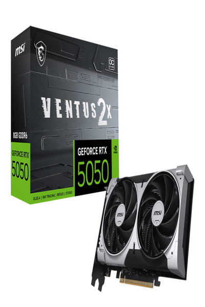 MSI GEFORCE RTX 5050 8G VENTUS 2X OC GRAPHICS CARD - V538-002R
