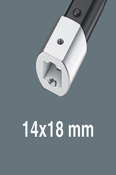 Wera 7780, Embout de clé dynamométrique, Argent, 1 pièce(s), Acier au chrome-vanadium (Cr-V)