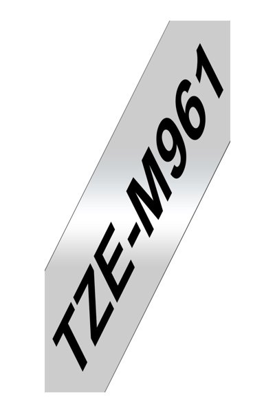Brother TZe-M961 - Svart på matt silver - TZEM961