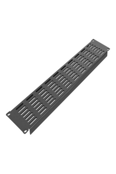 Delock Rack panel - black - 2U - 66680