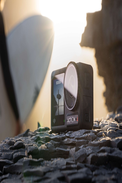 Cache d'objectif en verre pour DJI Osmo Action 4