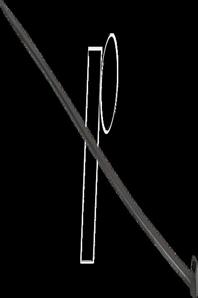 Schneider IMT46408 - Colliers de serrage noirs 160 x 2,5 mm, sachet de 100 pièces