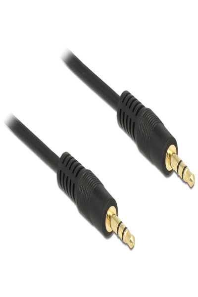 Delock Audio cable - mini-phone stereo 3.5 mm male to mini-phone stereo 3.5 mm male - 83744
