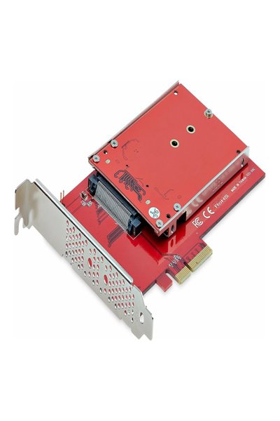 StarTech.com M.2 to U.3 Adapter, For M.2 NVMe SSDs, PCIe M.2 Drive to 2.5inch U.3 (SFF-TA-1001) Host Adapter/Converter, TAA Compliant - 1M25-U3-M2-ADAPTER