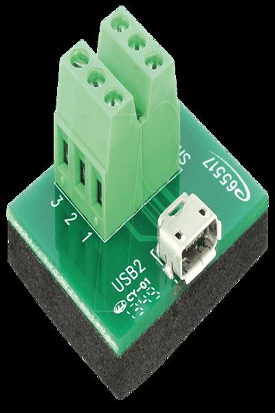 Adaptateur USB Delock - Bornier 6 broches (F) vers Micro-USB Type B (F)