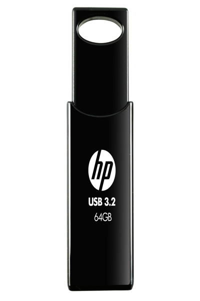 HP 64GB 712w Black USB 3.2 Flash Drive - HPFD712B-A-64