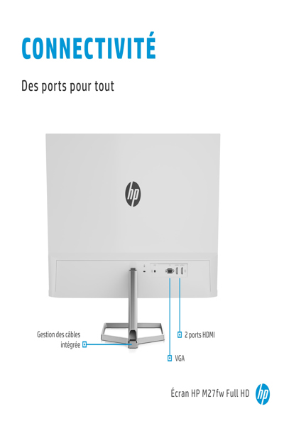 HP 27 L M27fw 27" bildskärm - 2H1A4AA#ABB