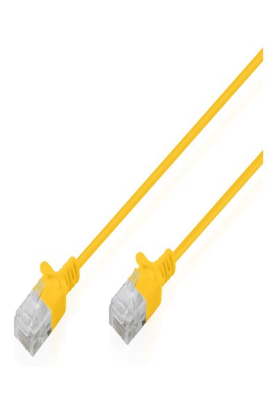 DIGITUS Patch cable Cat 6 U-UTP Slim - Cable - Network - DK-1618-003S-Y
