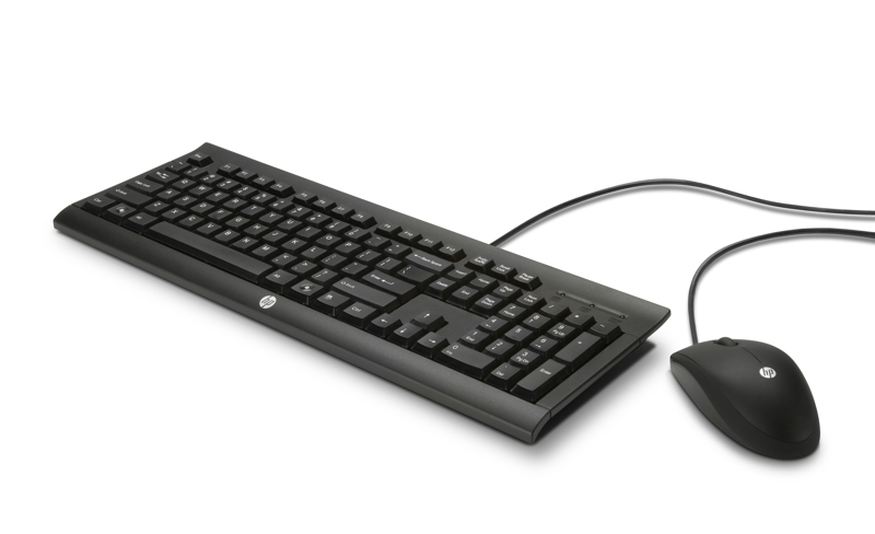 HP Tangentbord C2500 Desktop mit Maus - DE Layout - Keyboard - Optical - H3C53AA#ABD