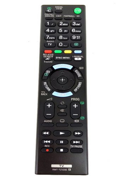 Sony RMT-TZ120E TV Remote Commander Black - RMT-TZ120E