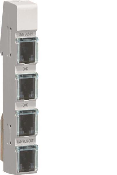 Hager LMN-Modul 4x RJ12 (Registered Jack 12)-Buchsen Passive without Voltage