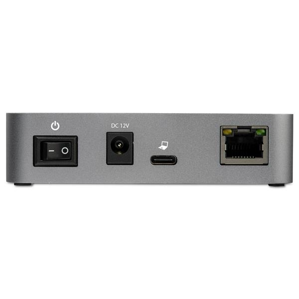 StarTech HB31C2A1CGS 3-port USB-C hub (LAN hub, 10 Gbit/s, 2x USB-A and 1x USB-C, 1m host cable, powered, with power supply) - Hub - 1 x USB-C + 2 x USB 3.1 + 1 x 10/100/1000 - Desktop - AC 110/240 V - HB31C2A1CGS