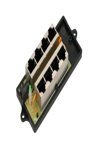 Injecteur PoE 4 ports 100 Mbit/s 48 V Extralink