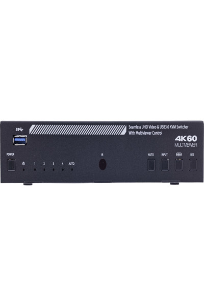 INLINE KVM SWITCH 4-WAY HDMI 4K60HZ MULTIVIEWER