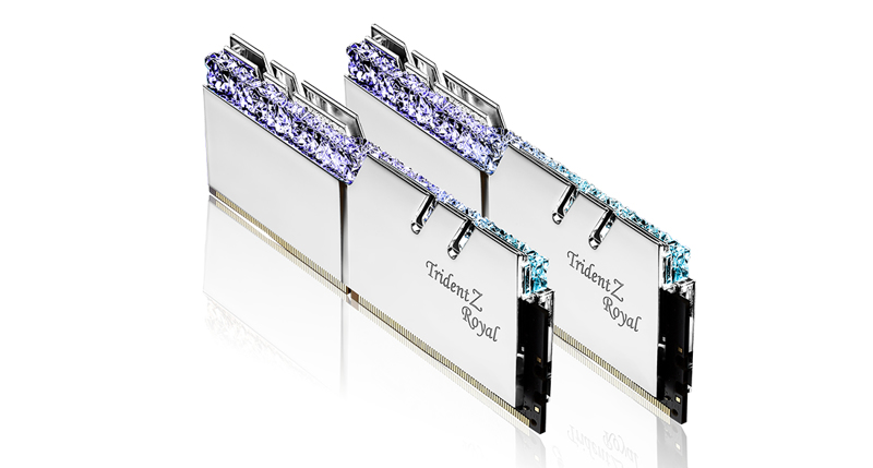 G.Skill Trident Z Royal Series - DDR4 - Kit - 32 GB: 2 x 16 GB - F4-4000C18D-32GTRS