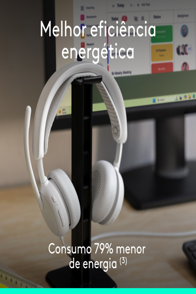 Logitech Zone Wired 2 Headset - Off-White - Headset - 20 KHz