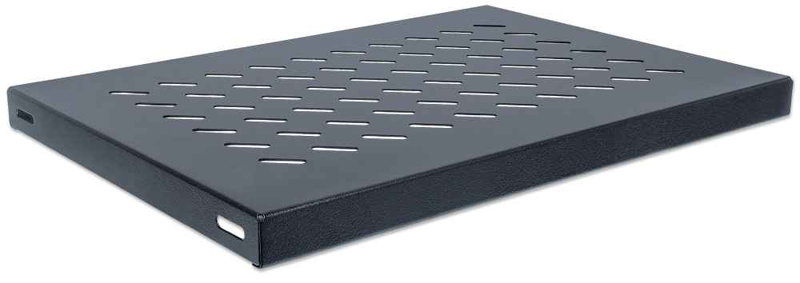 19" shelf for fixed installation, 1 U, 345 mm deep - 712521