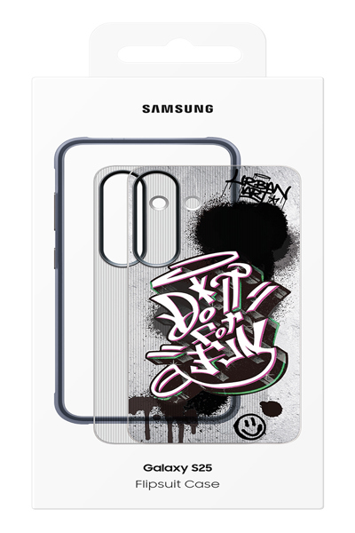 Samsung Flipsuit Rugged Case Galaxy S25 Black - EF-JS931CBEGWW