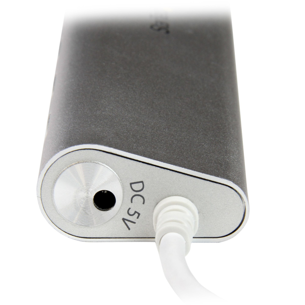 StarTech 7 Port Compact USB3.0 Hub with Built-in Cable -Aluminum USB Hub - USB Switch for Sharing Peripherals - 7 x SuperSpeed ​​USB3.0 - Desktop (ST73007UA) - ST73007UA