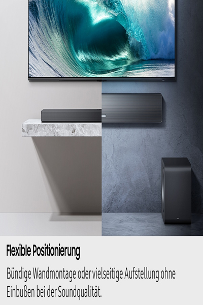 Samsung Q-Serie Soundbar HW-QS710GF - Subwoofer - 3.1 - HW-QS710GF/ZG