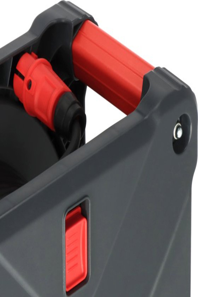 Brennenstuhl 9201330110, Svart, Röd, Plast, 5 AC-uttag, Typ E / F, Rak, 33 m - 9201330110