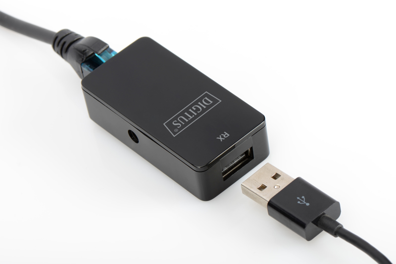 DIGITUS USB 2.0 Cat5/6 Extender 50m - DA-70141