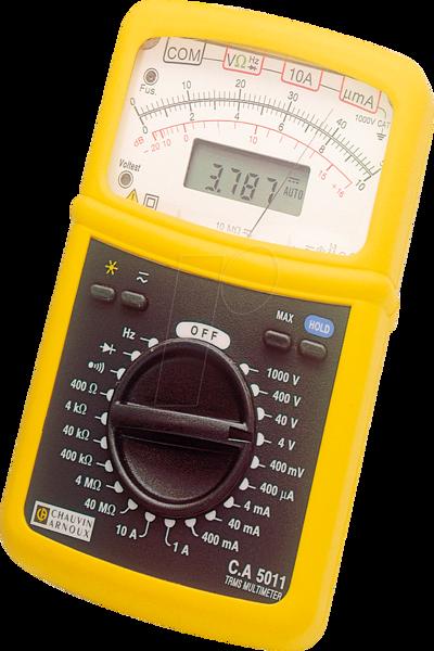 Chauvin Arnoux C.A 5011 Hand-Multimeter analog digital CAT IV 600 V III 1000 V