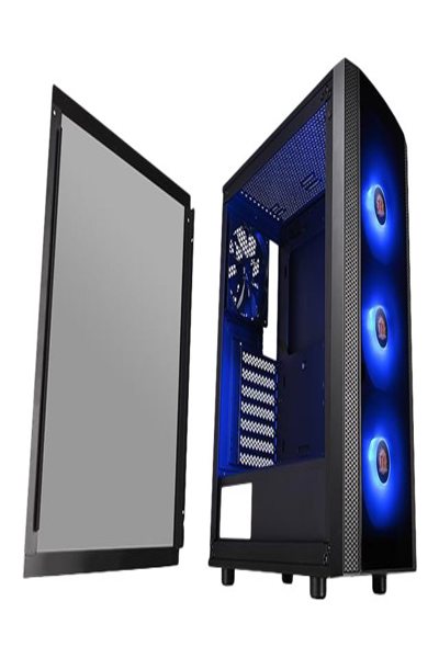 Thermaltake Versa J25 TG RGB Midi Tower PC Case - CA-1L8-00M1WN-01