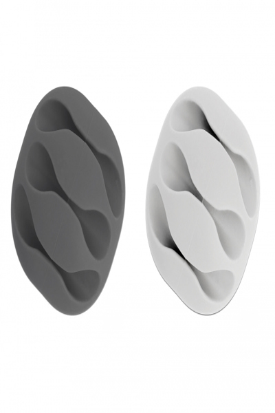 Delock med 3 genomföringar - Kabelhållarsats - 18297