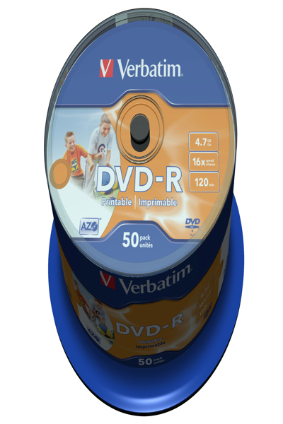 Verbatim 50x DVD-R - 4,7 GB 16x - 43533