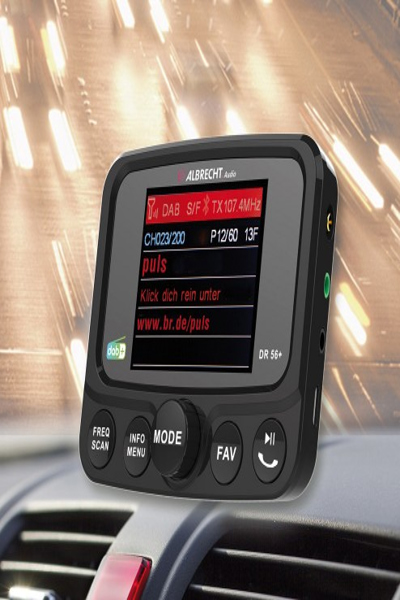 Transmetteur FM mains libres Albrecht DR 56+ DAB+/Bluetooth