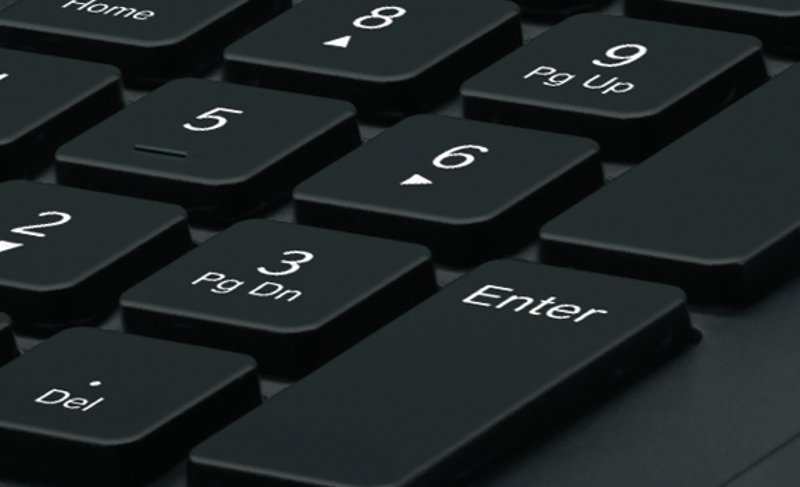 Logitech Corded K280e - Keyboard - 920-005218