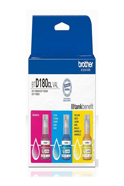 Brother BTD180CL Multipack Original Ink Cartridge - BTD180CLVAL