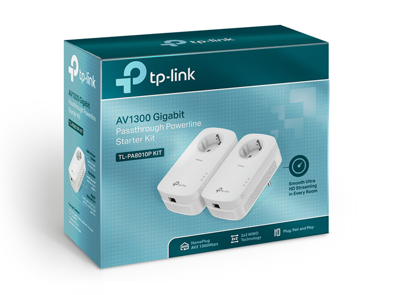 TP-LINK TL-PA8010P KIT - Starter kit - Bro - TL-PA8010P KIT
