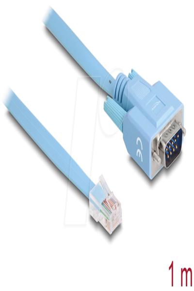 Adaptateur série Delock - DB-9 (M) vers RJ-45 (M)