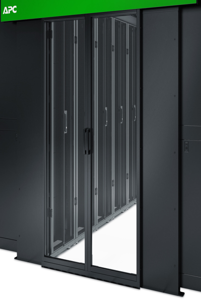 Porte coulissante double APC noire