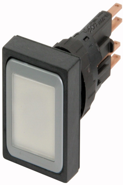 Interrupteur à bouton-poussoir Eaton Q25LTR-WS/WB noir blanc