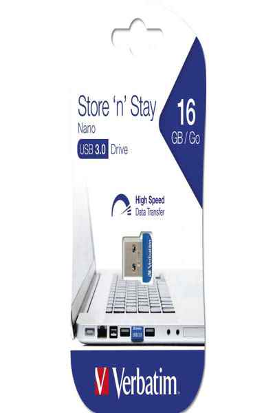 Verbatim Store 'n' Stay NANO - USB-minne - 98709