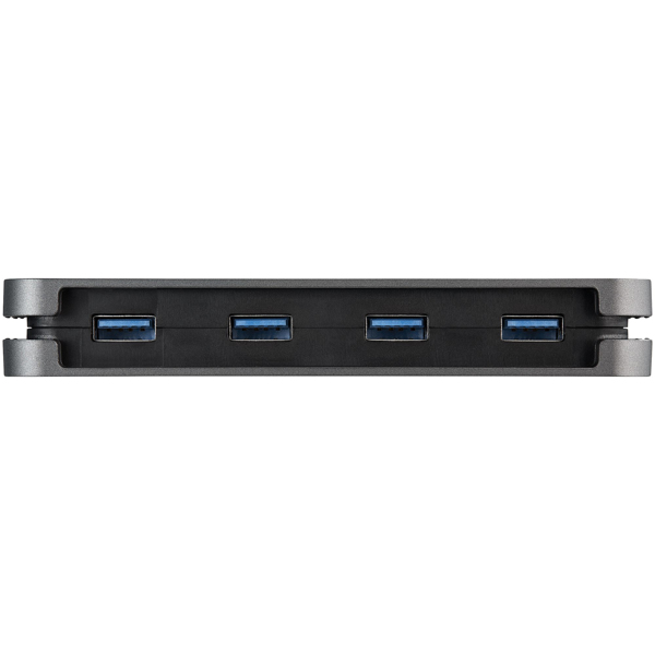 StarTech 4 Port USB-C Hub - 3x USB-A - 5Gbit/s USB 3.0 Type-C Hub (3.2/3.1 Gen 1) - Bus Powered - Portable USB-C to USB-A Adapter Hub - 28.5cm Cable Integrated Host Cable (HB30CM4AB) - Hub - 4 x USB 3.2 Gen 1 - Desktop - HB30CM4AB