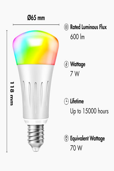 LogiLink Wi-Fi Smart R63 reflektorlampa Tuya - SH0120