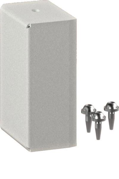 Hager FWKP6006069016 End Plate: FWK-Plus 60x60mm, White powder-coated.