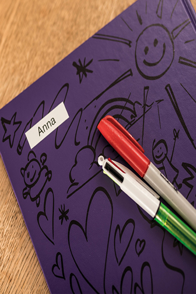 Brother PT-H108G, ABC, TZe, Termotransfer, AAA, Grå, Vit - PTH108GZG1