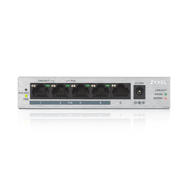 ZyXEL GS1005HP - Switch - Uadministrert - GS1005HP-EU0101F
