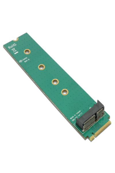 Adaptateur Delock M.2 Key M mâle > emplacement M.2 Key E