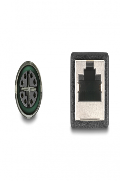 Câble réseau Delock - 8 broches M12 (F) vers RJ-45 (F)