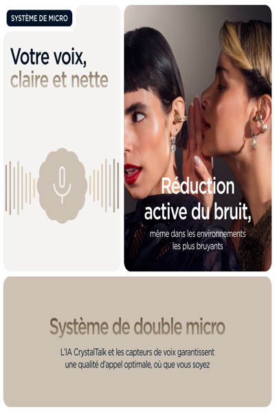 MOTOROLA MOTO BUDS LOOP SWAROVSKI WIRELESS HEADPHONES - PG38C07172