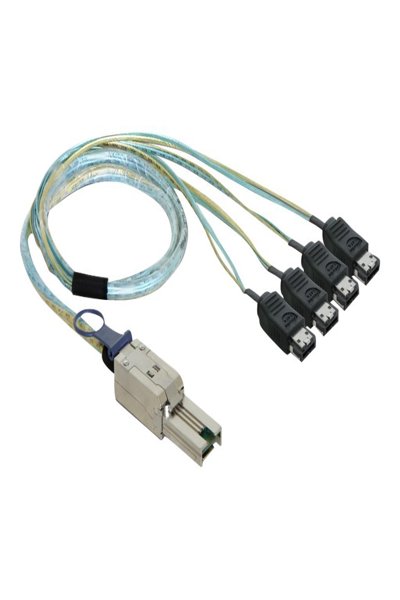 Delock SATA/SAS-kabel - 4-banig - 83064