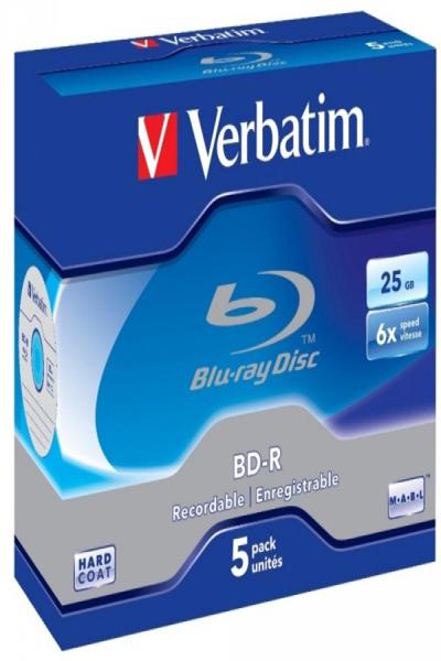 Verbatim 5 x BD-R - 25 GB 6x - 43715