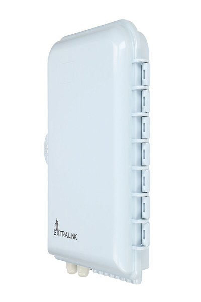 Boîtier de terminaison fibre optique blanc 16 brins Extralink Emma